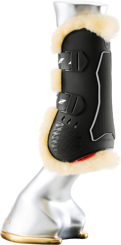 Zandonà Carbon Air Sensitive+ Tendon Schutzgamasche für Pferde M Schwarz, M Schwarz