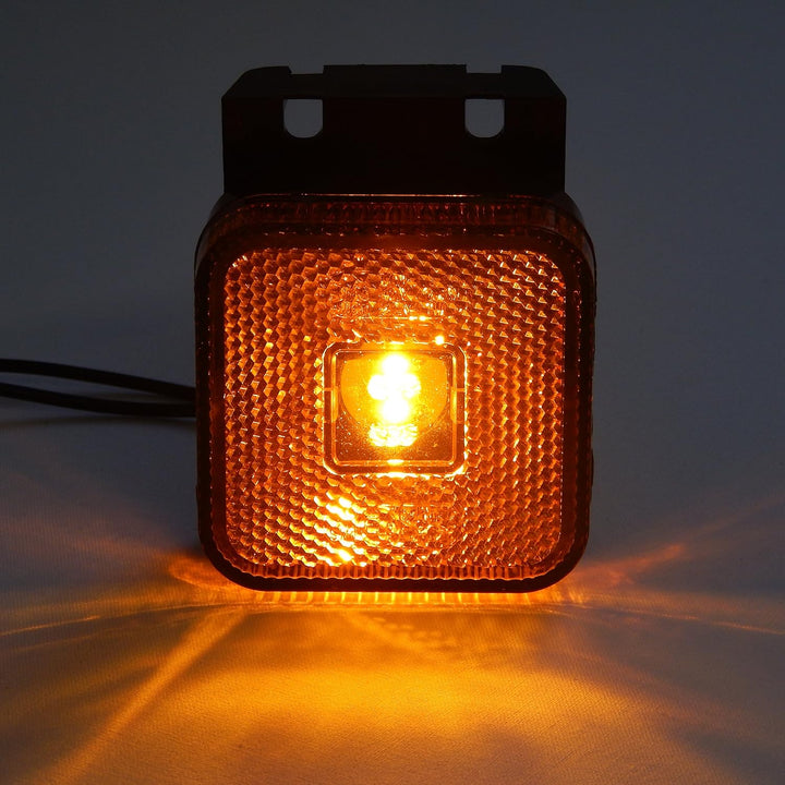 LED-MARTIN® 6er Sparset SU7 Umrissleuchte - inkl. Halter - gelb/orange - zugelassen für den Strassen