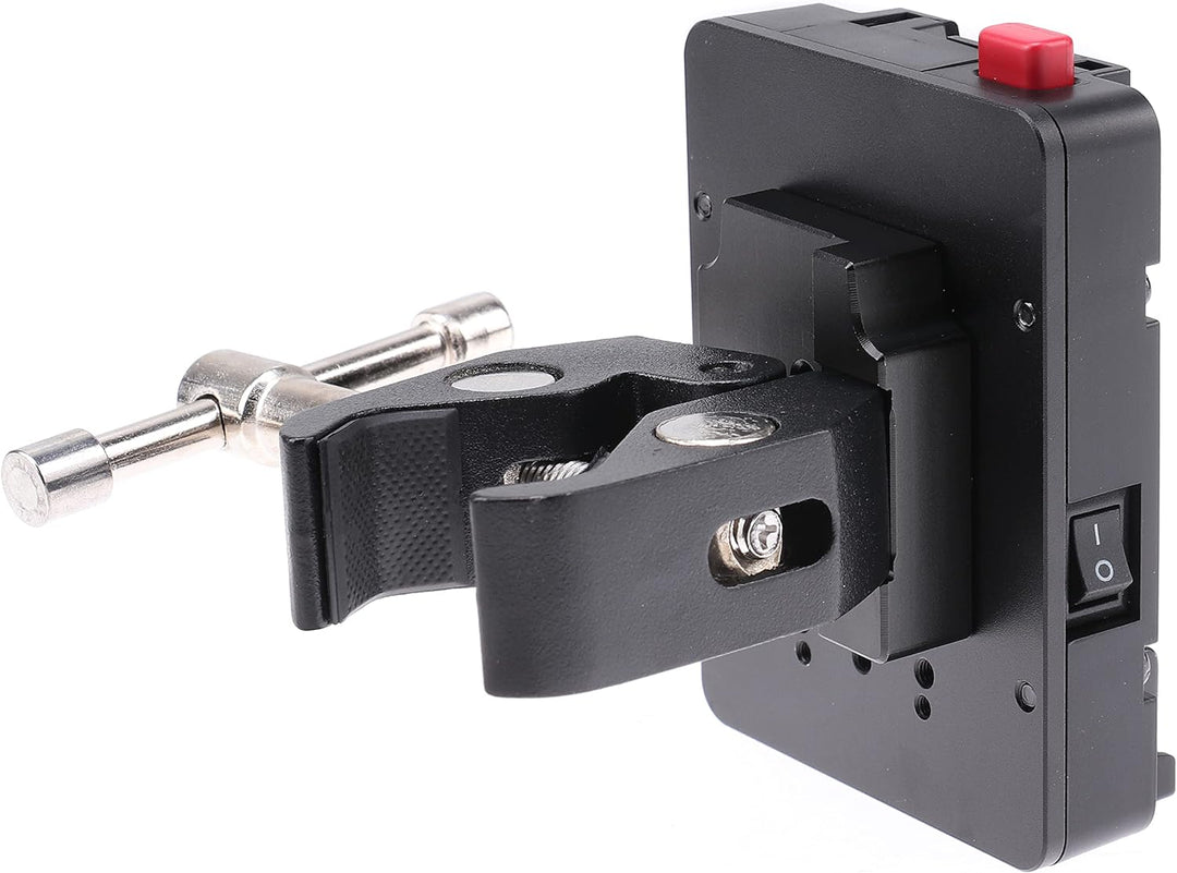 Hersmay Mini V Mount Plate Nano V-Lock V-Mount Batterie Platte im Taschenformat mit D-Tap & Super Kl