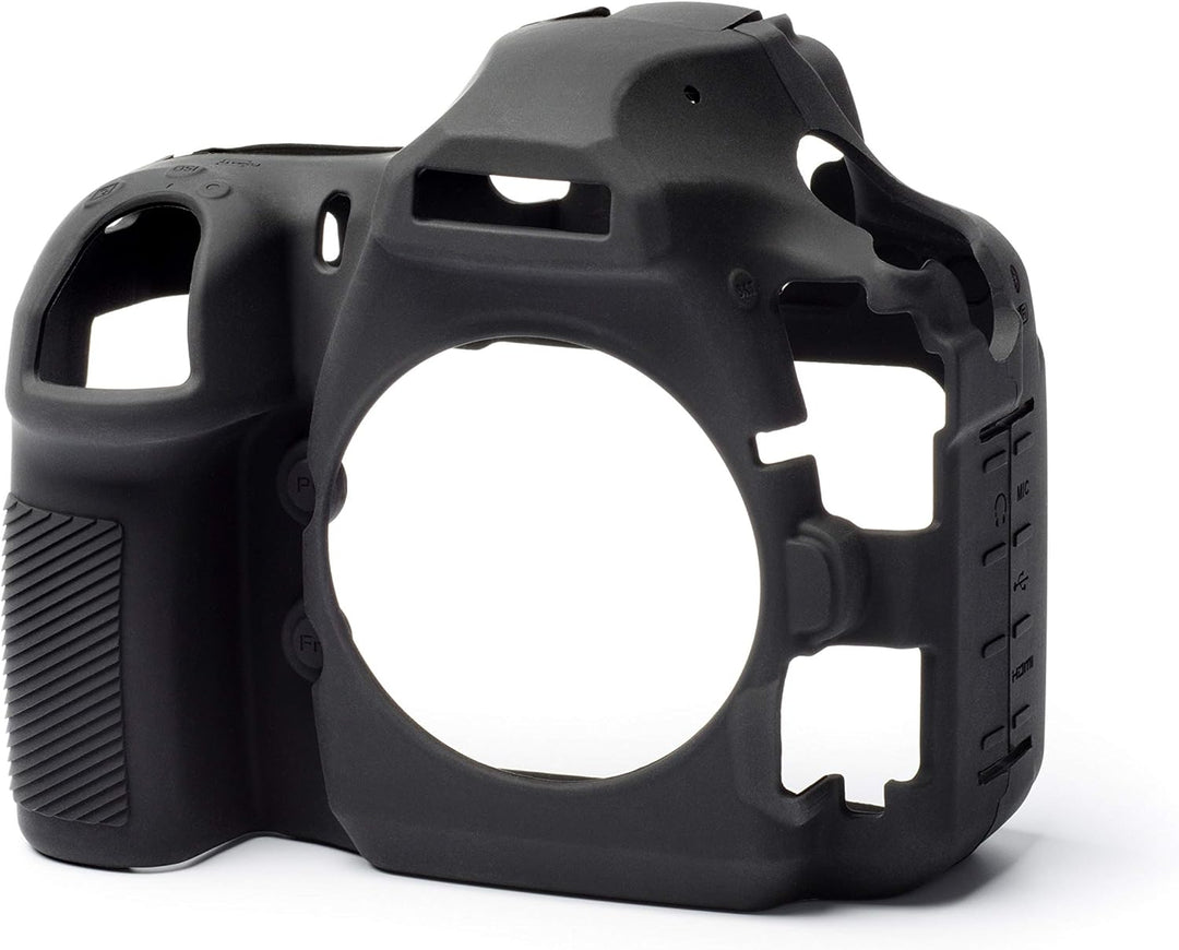 easyCover - Silikon Kameratasche - Schutz für Ihre Kamera - Nikon D850 - Schwarz