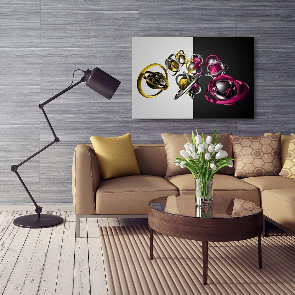 Feeby Frames, Leinwandbild, Bilder, Wand Bild, Wandbilder, Kunstdruck 60x80cm, ABSTRAKTION, MODERN,