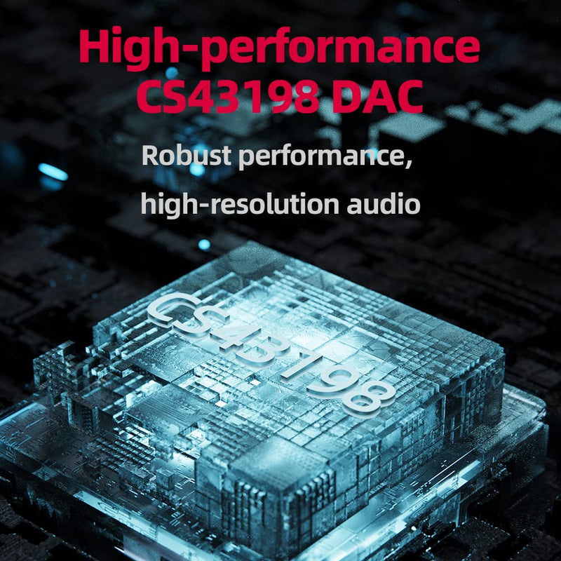 FiiO JadeAudio Q11 DAC Kopfhörerverstärker DSD256 PCM 32bit/384bit für Smartphones/PC 3,5 mm 4,4 mm