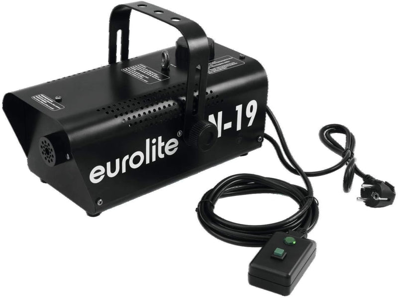 EUROLITE N-19 Nebelmaschine schwarz | Kompakte 700-Watt-Nebelmaschine Single, Single