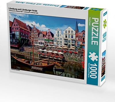 CALVENDO Puzzle Lüneburg und Lüneburger Heide 1000 Teile Lege-Grösse 64 x 48 cm Foto-Puzzle Bild von