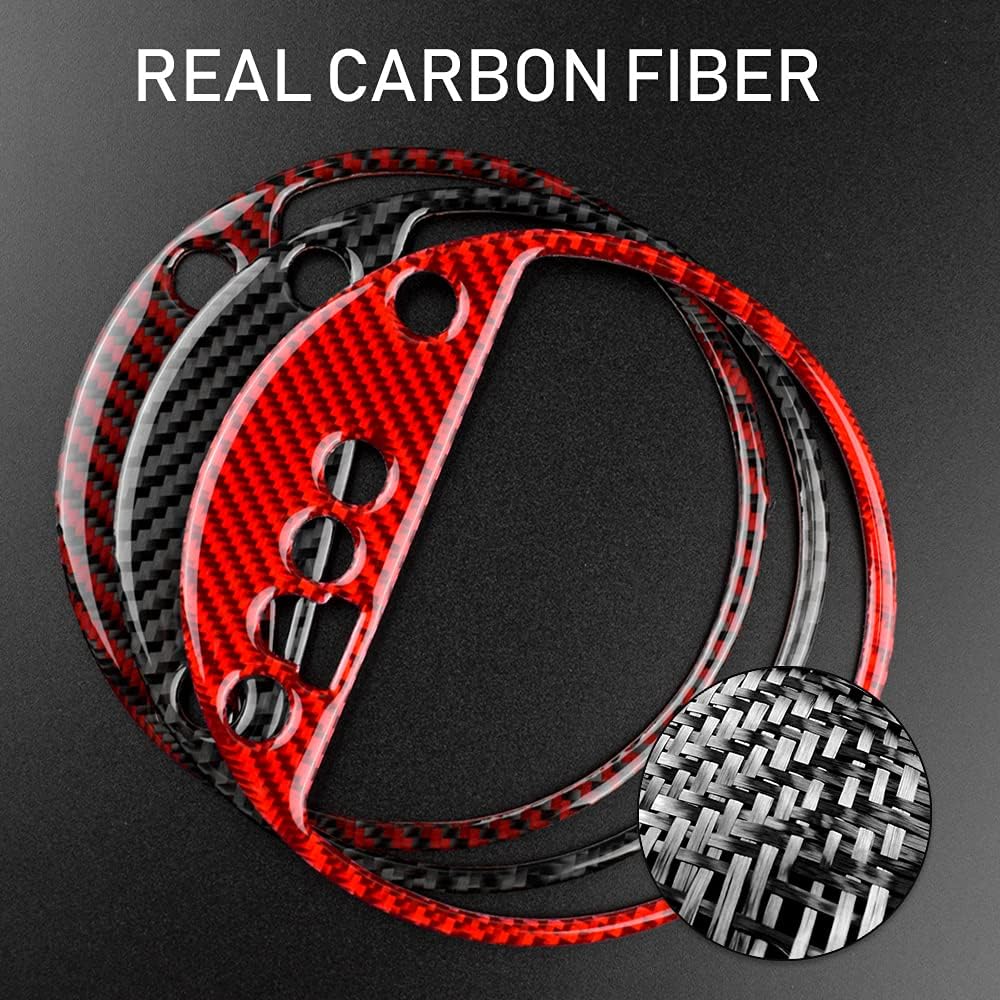 KUNGKIC Kohlefaser Auto Schalthebelknauf Konsole Media Panel Abdeckung Für Audi TT zubehör innenraum