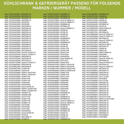 Butterfachklappe für Kühlteiltüre kompatibel mit AEG 227202904/8 in Kühlschrank
