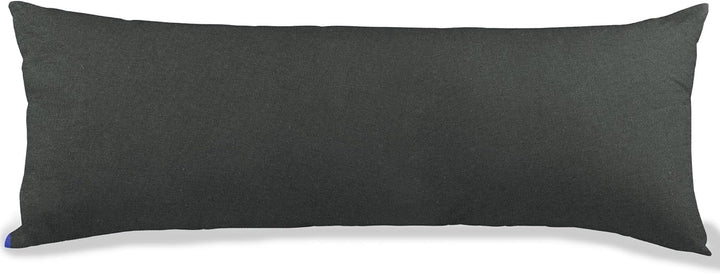 aqua-textil Classic Line Kissenbezug 2er-Set 40 x 200 cm anthrazit grau Baumwolle Seitenschläferkiss
