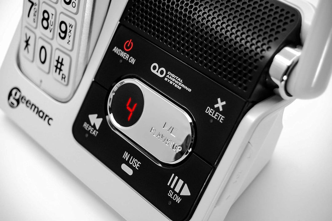 Geemarc Amplidect 595 U.L.E - Seniorentelefon mit verstärkter Empfangslautstärke, Anrufbeantworter,