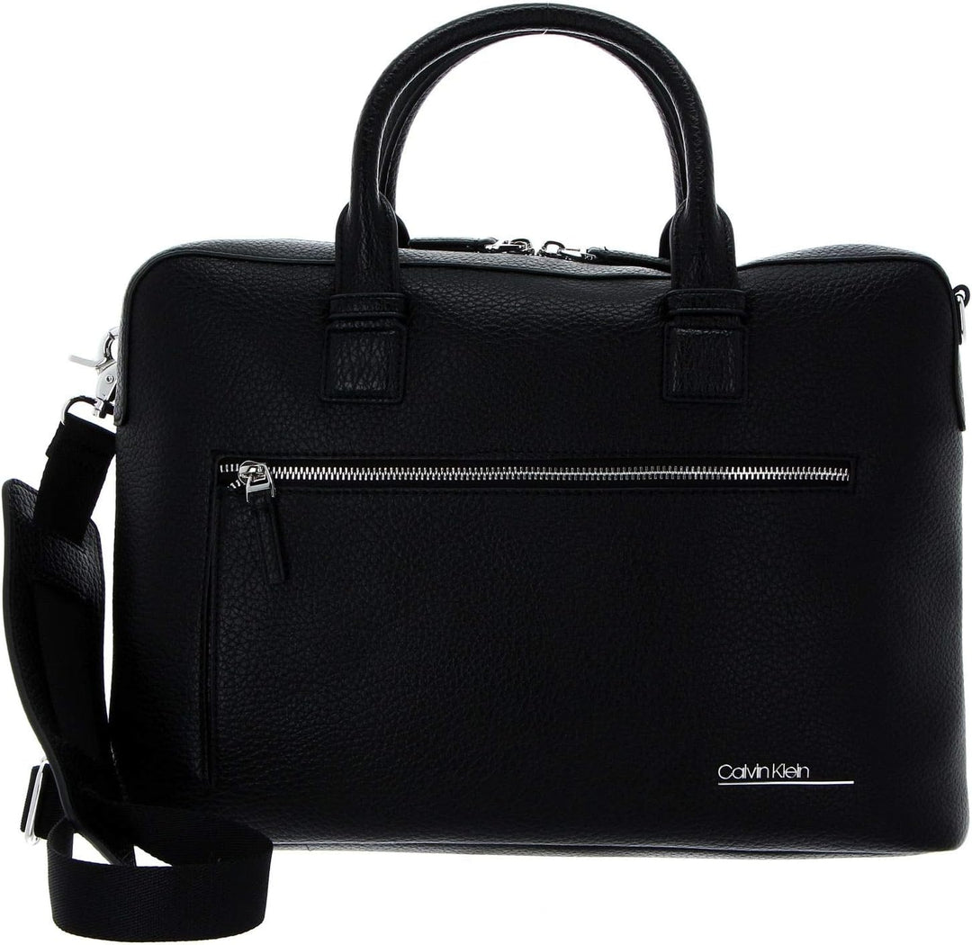Calvin Klein Herren Messenger Bag Laptop Bag W Pocket Schwarz K50K505918-BAX