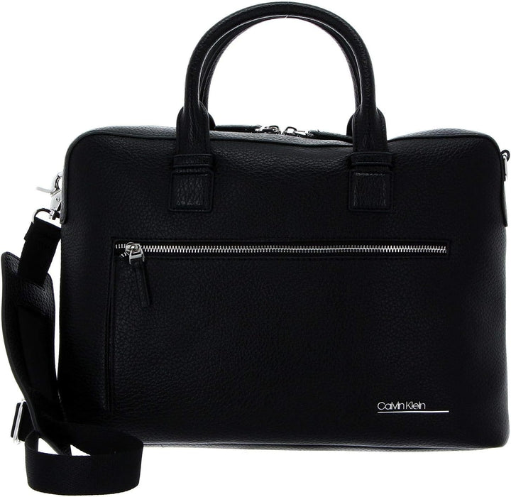 Calvin Klein Herren Messenger Bag Laptop Bag W Pocket Schwarz K50K505918-BAX