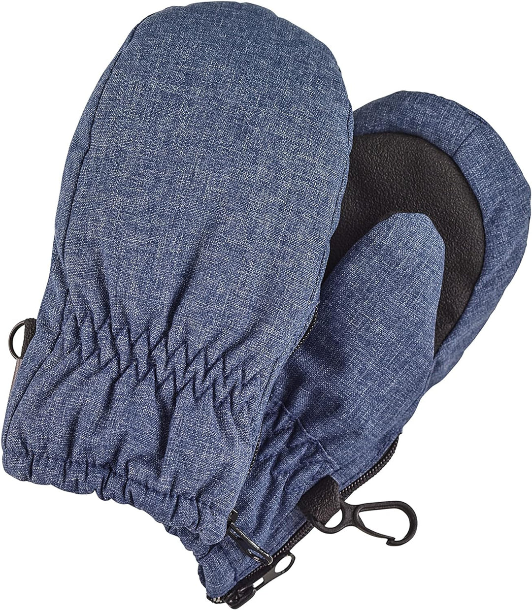 Sterntaler Unisex Kinder Melange mit Daumen und Seitlichem Reissverschluss Fäustlinge 1 Tintenbl. Me