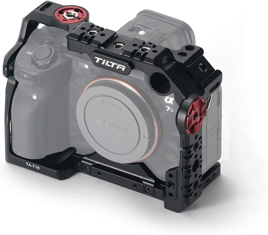 (Black) TILTA TA-T18-FCC-B Full Camera Cage für Sony Alpha 7S III / A7S III / A7S3 Tiltaing Kamera K