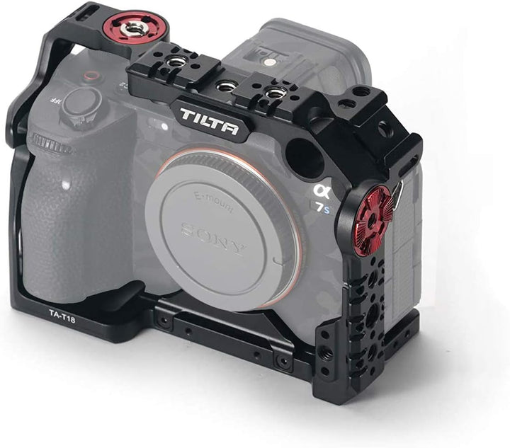 (Black) TILTA TA-T18-FCC-B Full Camera Cage für Sony Alpha 7S III / A7S III / A7S3 Tiltaing Kamera K