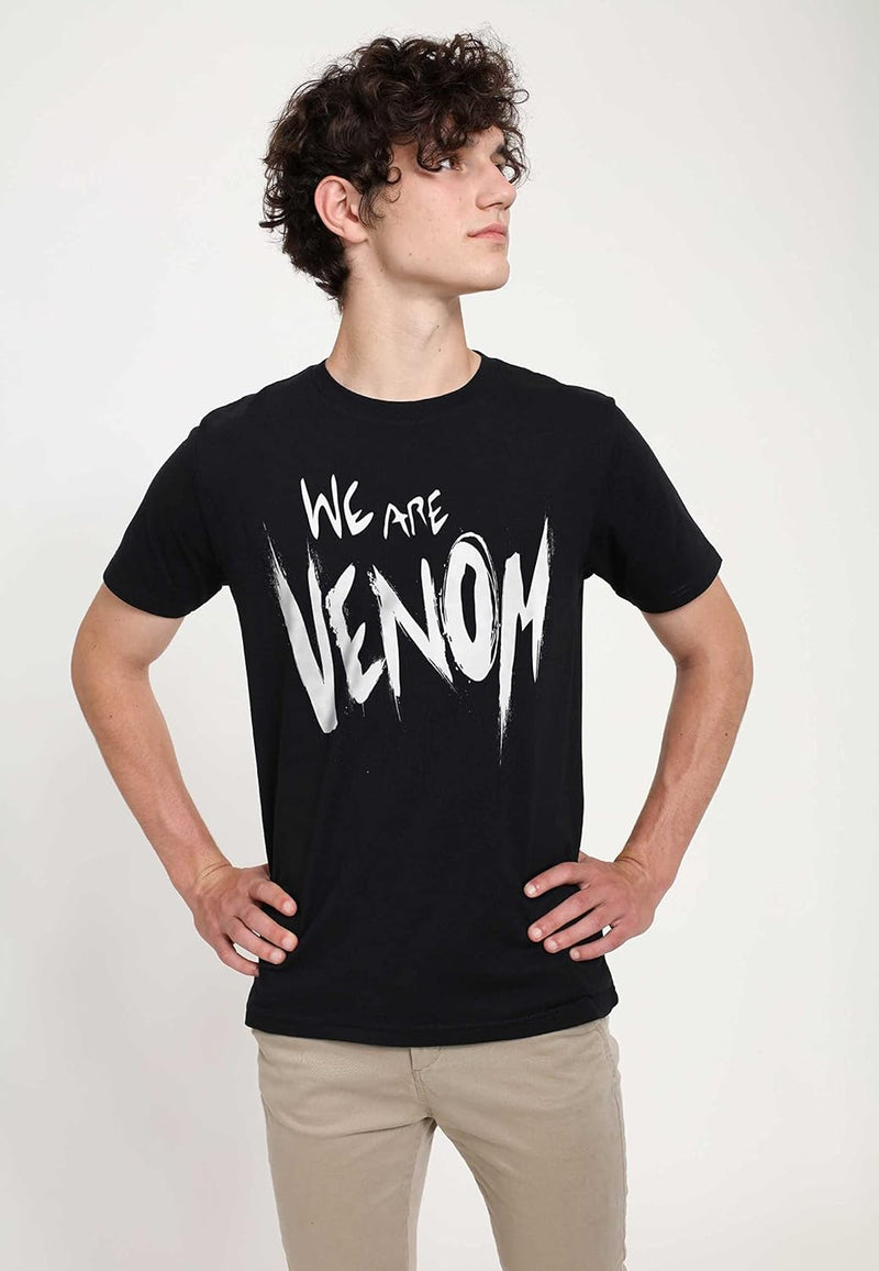 Marvel Unisex Avengers Classic We Are Venom Slime Organic Short Sleeve T-shirt S Schwarz, S Schwarz