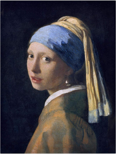 Bilderwelten Leinwandbild - Jan Vermeer Van Delft Mädchen mit dem Perlenohrgehänge 40 x 30 cm 40cm x