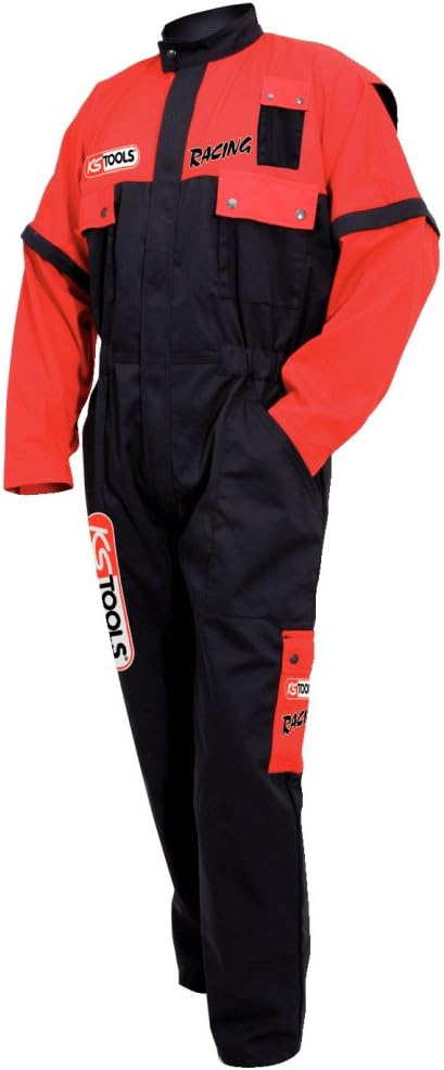 KS Tools 100394 Overall, rot/schwarz, XXL, XXL