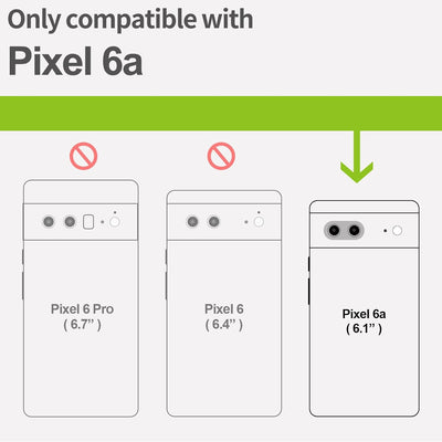 Carveit Handyhülle für Google Pixel 6a Case [Holz und TPU Silikon Hybrid hülle] Stossfeste Stossstan