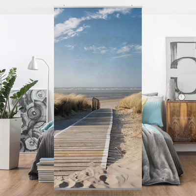 Bilderwelten Raumteiler Ostsee Strand 250x120cm ohne Halterung 250x120cm without hanger, 250x120cm w