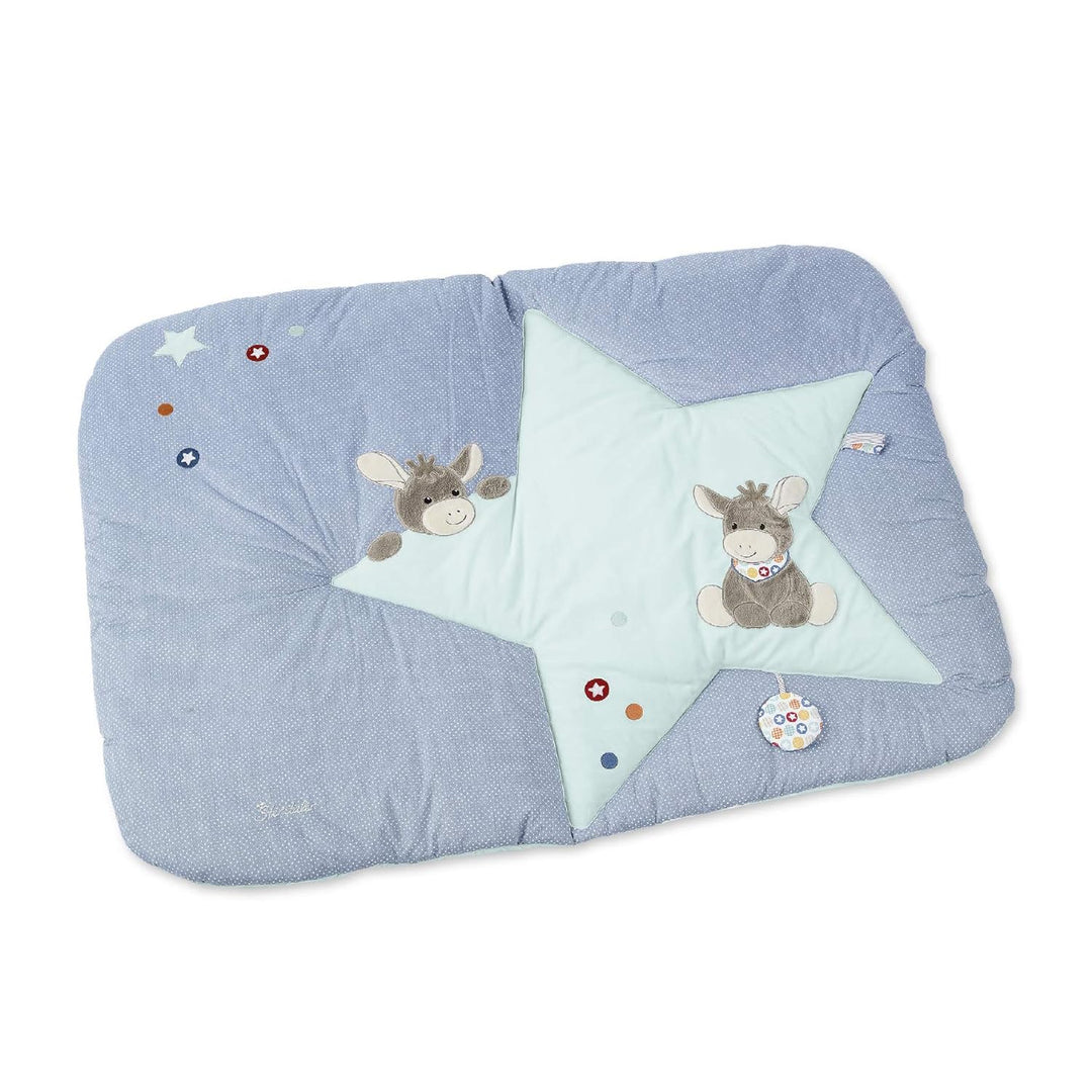 Sterntaler Krabbeldecke Esel Emmi, Alter: ab 0 Monate, Grösse: 130 x 95 cm, Hellblau/Mehrfarbig & 33