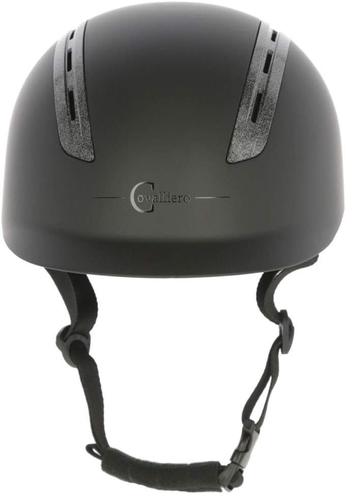 Kerbl Cavallerio Reithelm Proviso, Reiterhelm Hartschale Glittereffekt, Gr 52-61 L/XL (57-61cm), L/X