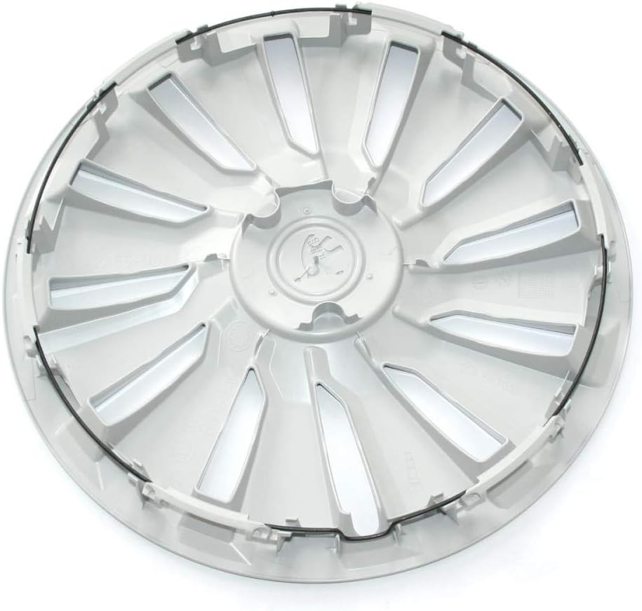 Skoda 657071456 Radzierblenden (4 Stück) Radkappen Tecton 16 Zoll Radblenden, für 6Jx16 ET40 Stahlfe