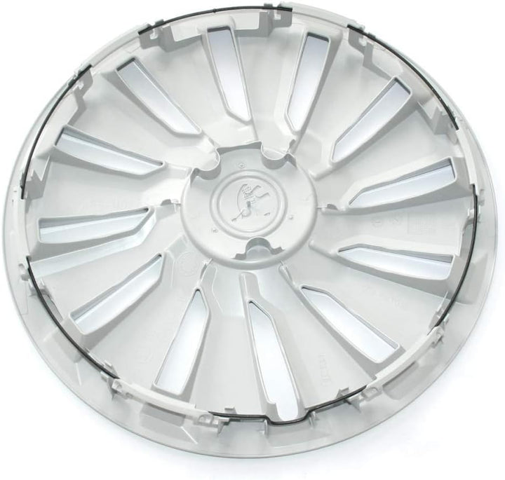 Skoda 657071456 Radzierblenden (4 Stück) Radkappen Tecton 16 Zoll Radblenden, für 6Jx16 ET40 Stahlfe