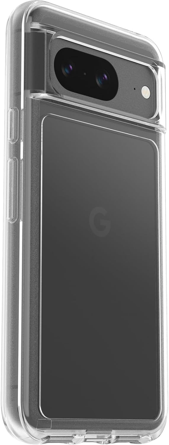 OtterBox Symmetry Clear Hülle für Google Pixel 8, sturzsicher, schützende Hülle, 3x getestet nach Mi