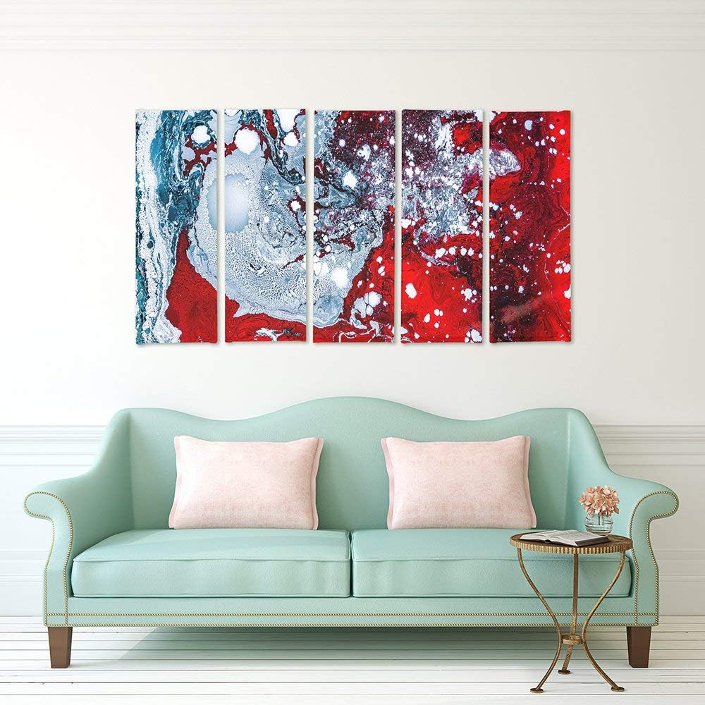 Feeby. Wandbild - 5 Teile - Deko Bilder, gedrucktes Bild, Deco Panel, Foto, Kunstdrucke, 5-Teilig, T