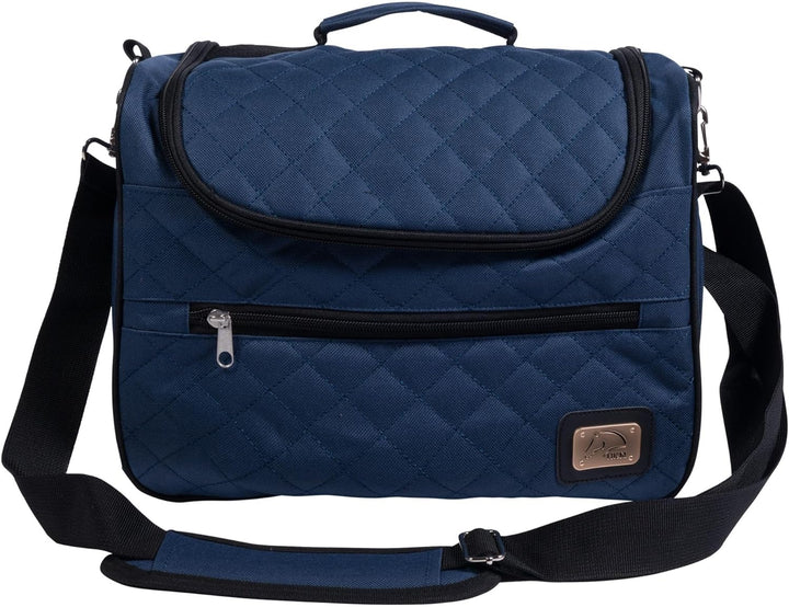 HKM Unisex Berry Putztasche, Dunkelblau/Schwarz