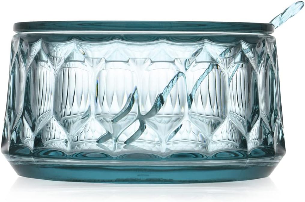 Kartell 01583E4 1583 Zuccheriera Jellies Family Zuckerdose, Durchgefärbtes oder transparentes thermo
