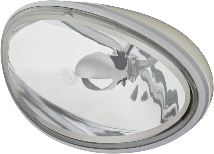 HELLA - FF/Halogen-Nebelscheinwerfer - Comet FF 300 - 12V - oval - Anbau - glasklare Streuscheibe -