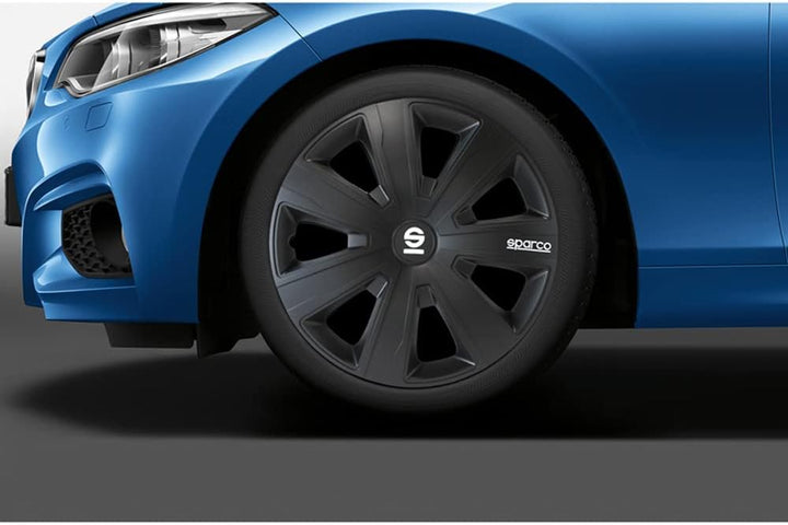 Sparco Radzierblenden Palermo - 16-Zoll - Schwarz - Satz mit 4 Stück