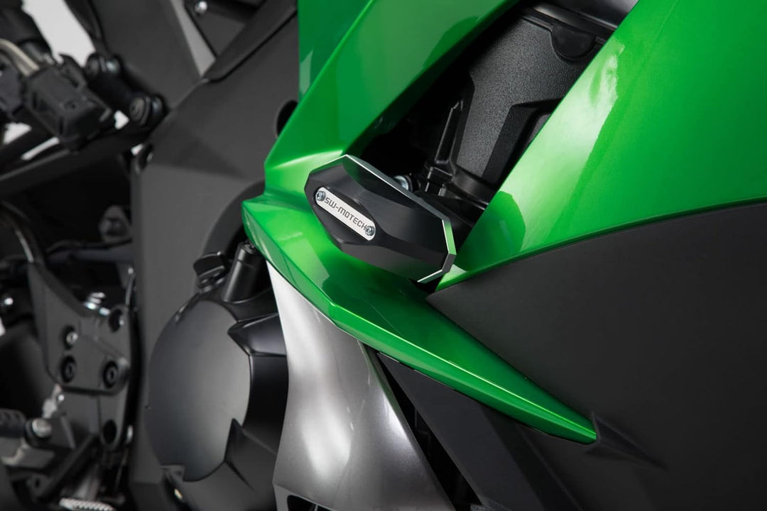SW-Motech Sturzpad-Kit - Schwarz. Kawasaki Z 1000 SX (11-).