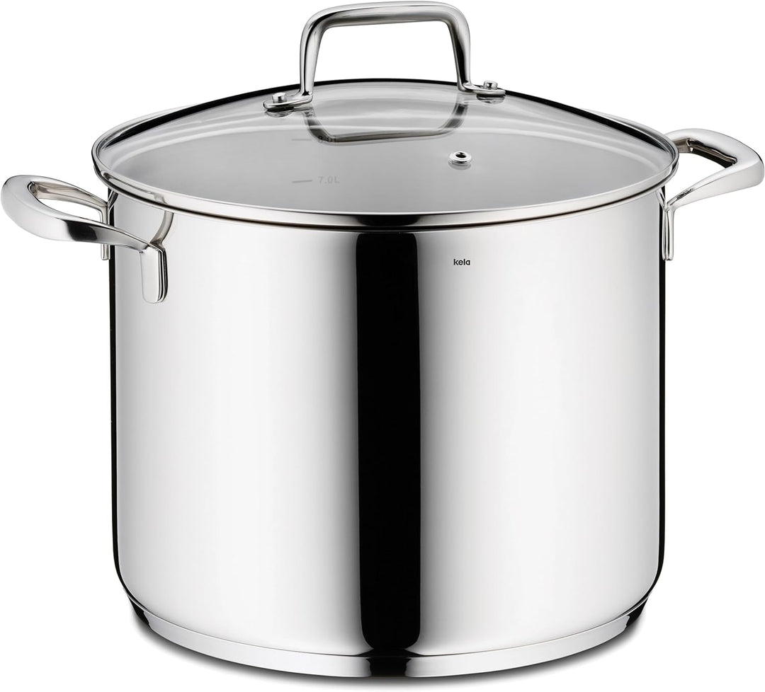 Kela 10177 Flavoria Gemüsetopf, 18/8 Stainless Steel, 8 liters, 8 l