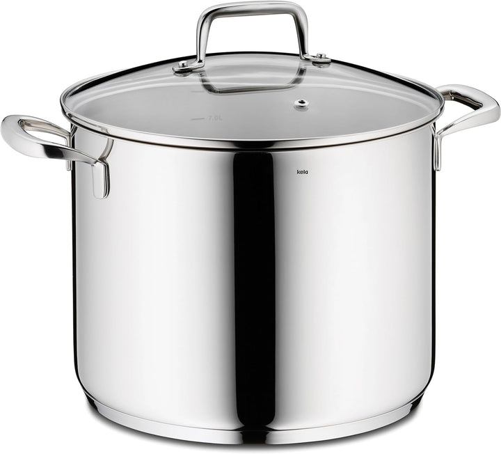 Kela 10177 Flavoria Gemüsetopf, 18/8 Stainless Steel, 8 liters, 8 l
