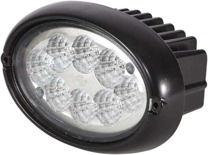 HELLA - LED-Arbeitsscheinwerfer - Oval 100 - 24/12V - 1700lm - Einbau/Schraubanschluss - 2-Punkt Bef