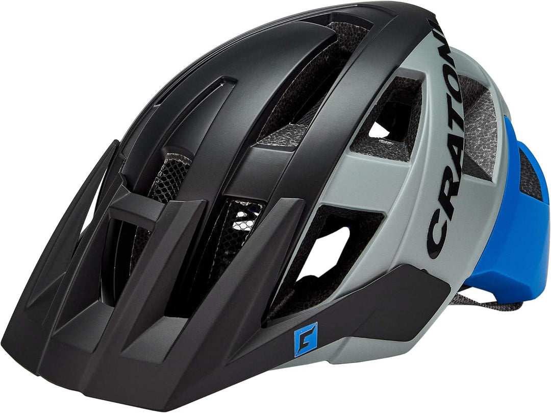 Cratoni AllSet MTB Helm schwarz/grün 2022 Fahrradhelm blue/black matte M/L | 58-61cm, blue/black mat
