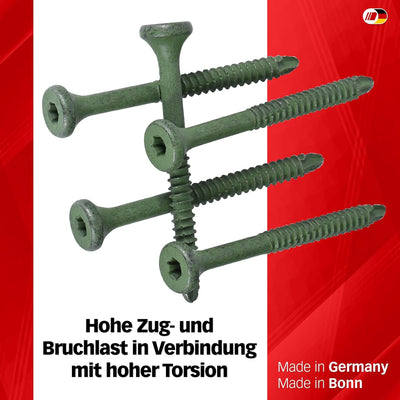 MULTIPICK Zugschraube Schlüsseldienst - [4.2 x 48 mm] Ziehschraube Türöffnung - Zylinder Zieher Schr