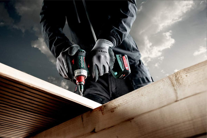Metabo Akku Bohrschrauber BS 12 BL Q (12 V, mit LED-Licht, Quick System, Bithalter, Schnellspannbohr