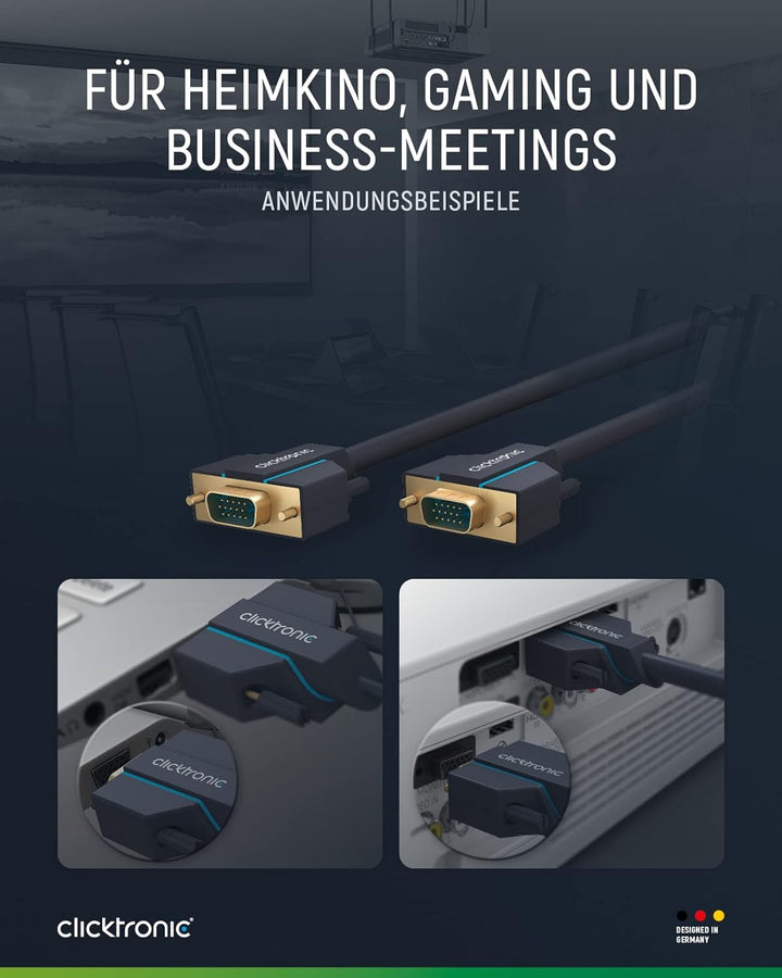 Clicktronic 70354 VGA Verbindungskabel