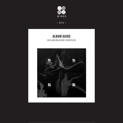 BTS 2nd Album - Wings [ W ver. ] CD + Photobook + Photocard + FREE GIFT / K-POP Sealed, Audio-CD