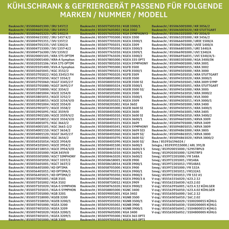 Abstellfach kompatibel mit BAUKNECHT 481241829968 Flaschenabsteller 490x90mm für Kühlschranktüre