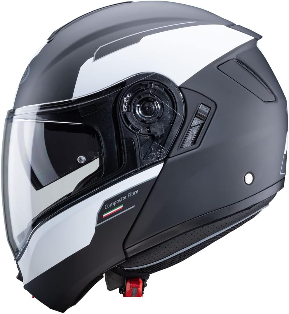 Caberg Levo Prospect Klapphelm (Black Matt/White,XXL (63/64))