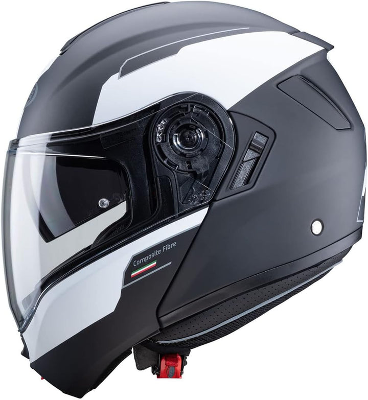 Caberg Levo Prospect Klapphelm (Black Matt/White,XXL (63/64))