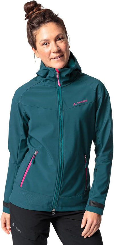 VAUDE Damen Women's All Year Elope Softshell Jacket Jacke 40 mallard green, 40 mallard green