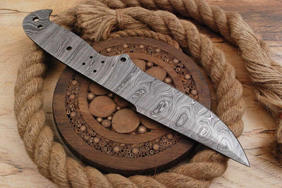 Damast Klinge Handgeschmiedete Damast Rohling Damascus blank blade 6029EA