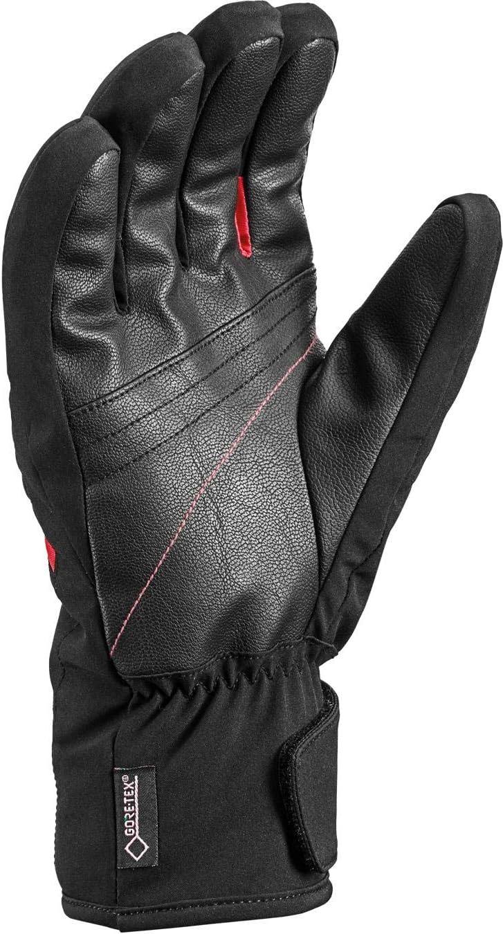 LEKI Unisex-Adult Sports Skistock, Black-Red,