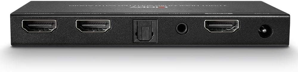 LINDY 38230– HDMI 18G Splitter mit Audio & Downscaling, 2 Ports – HDMI Splitter 4K Ultra HD Signal a