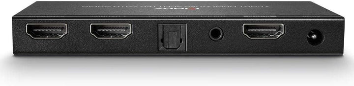 LINDY 38230– HDMI 18G Splitter mit Audio & Downscaling, 2 Ports – HDMI Splitter 4K Ultra HD Signal a