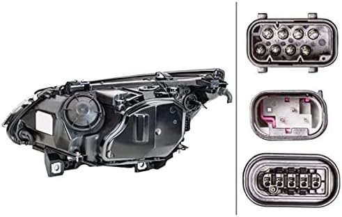 HELLA 1EL 160 296-001 Bi-Xenon/Halogen-Hauptscheinwerfer - rechts - für u.a. BMW 5 (E60) Rechts ohne